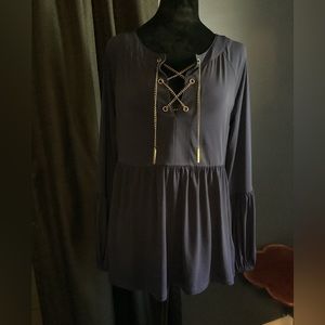 Michael by Michael Kors pheasant style blouse